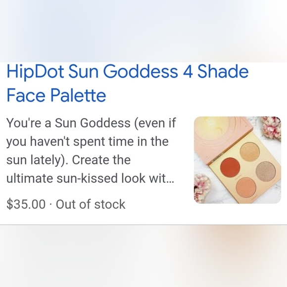 5/75$ HIPDOT - Sun Goddess Face Palette - Picture 15 of 16